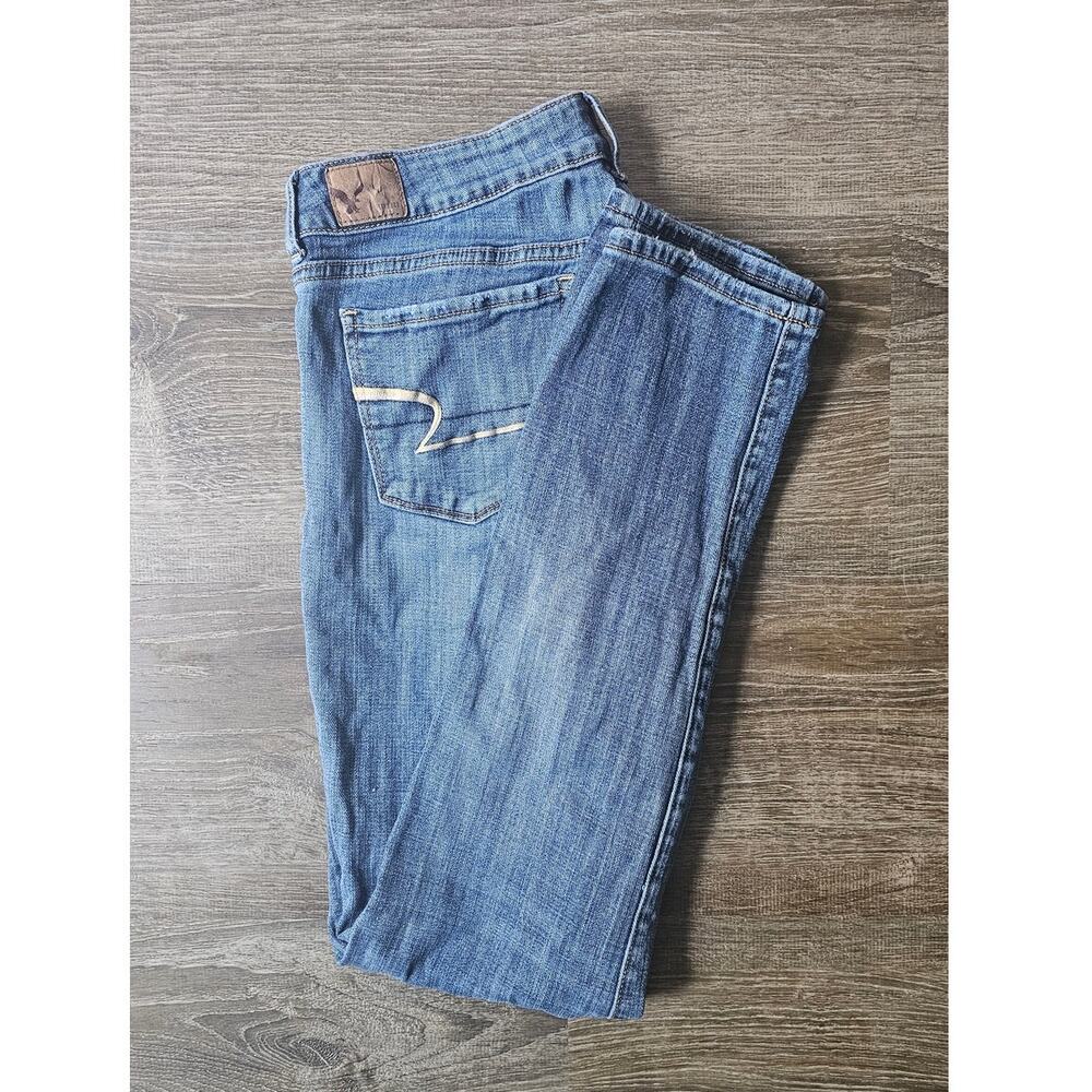 Size 10 Long American Eagle Next Level Stretch Super High-Waisted Skinny Jeans